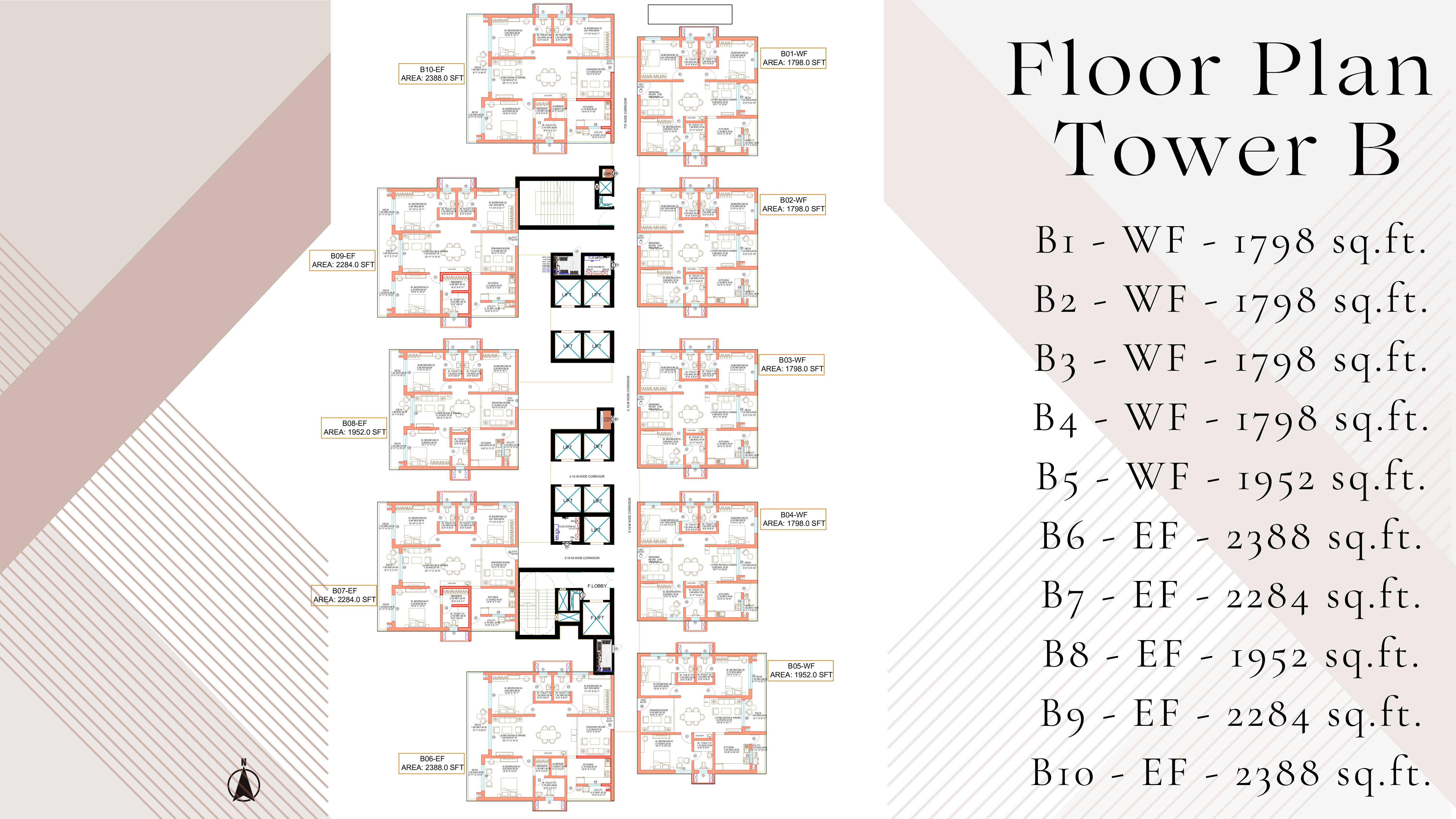 3 BHK  1681 - 2192 SqFt