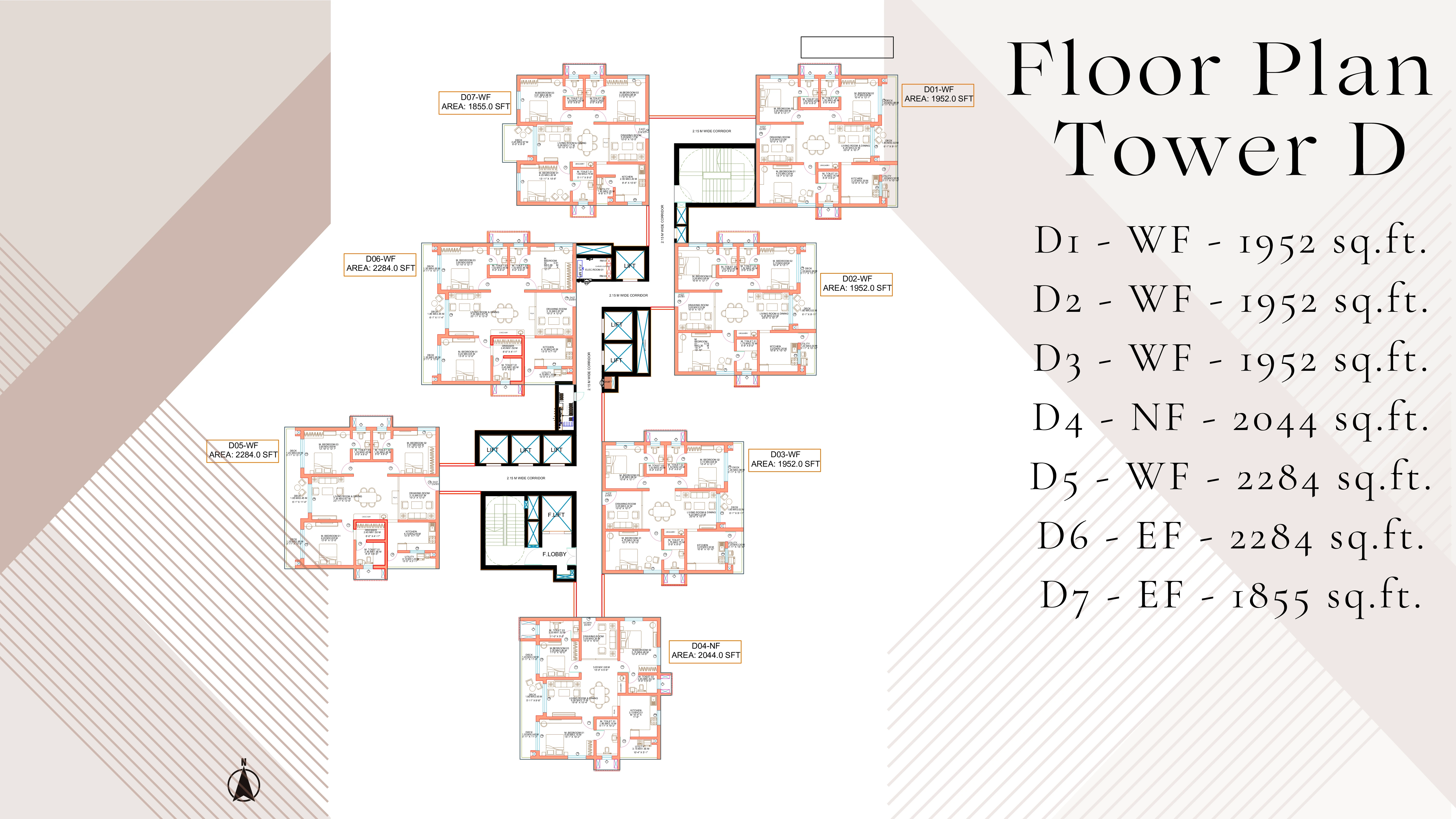 3 BHK  1681 - 2192 SqFt